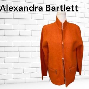 Alexandra Bartlett Orange Wool Jacket